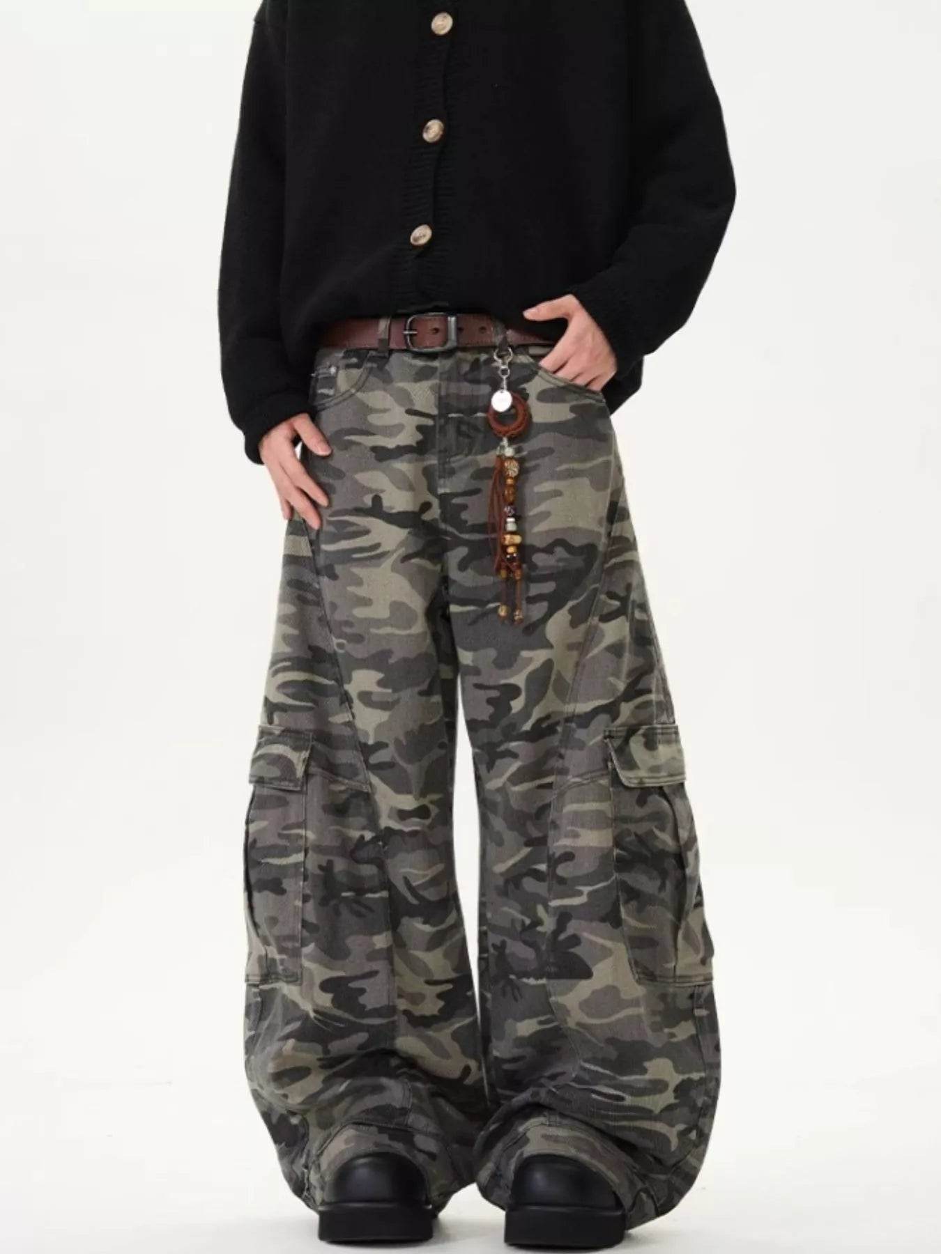 Men's Camouflage Wide Leg Pants - Ultim8 Designs 4 U