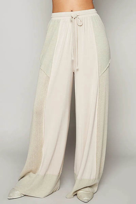 POL Drawstring Wide Leg Pants - Ultim8 Designs 4 U