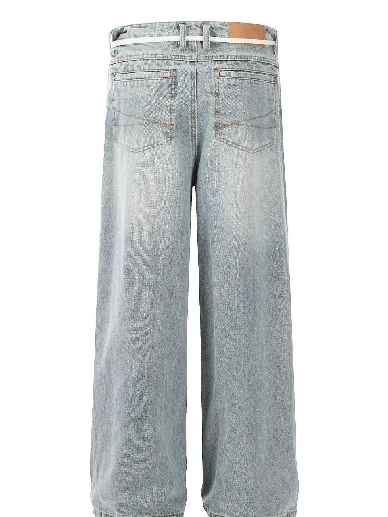 Men's Wash Wide Leg Jeans - Ultim8 Designs 4 U