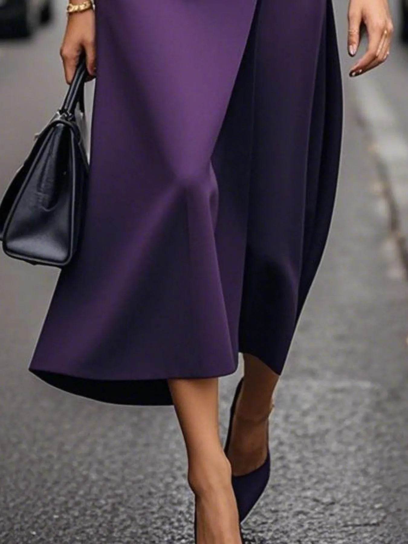 Round Neck Sleeveless Midi Sheath Dress - Ultim8 Designs 4 U