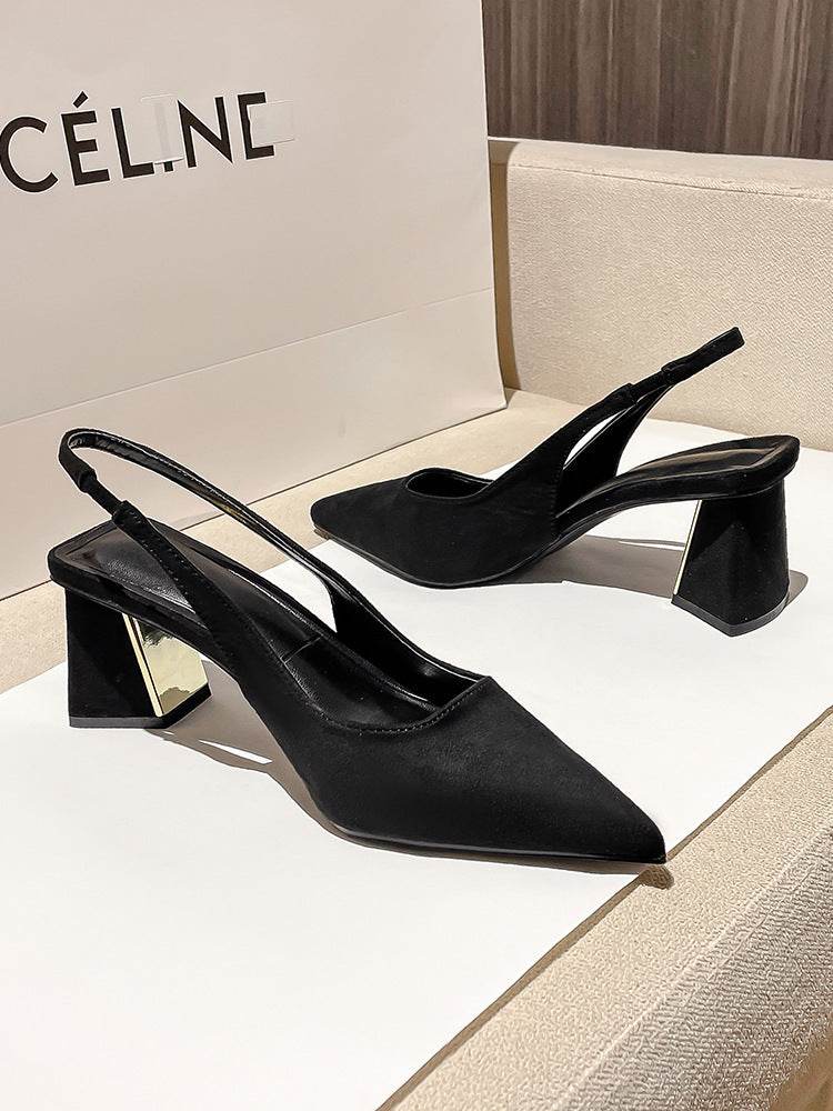 Pointed-toe Skinny Suede High Heel Pumps - Ultim8 Designs 4 U