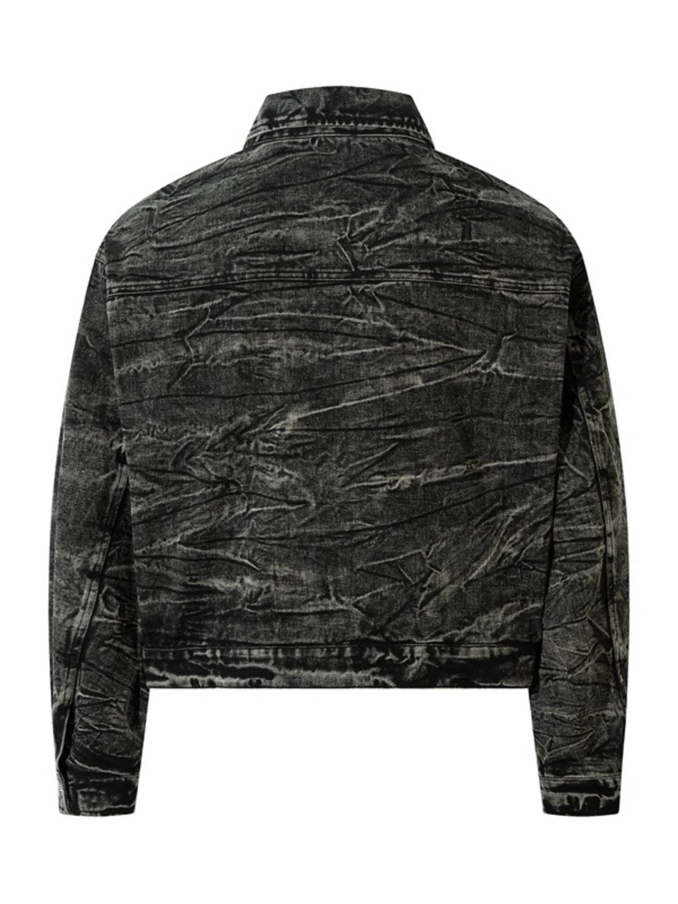 Men's Washed Button Up Denim Jacket - Ultim8 Designs 4 U