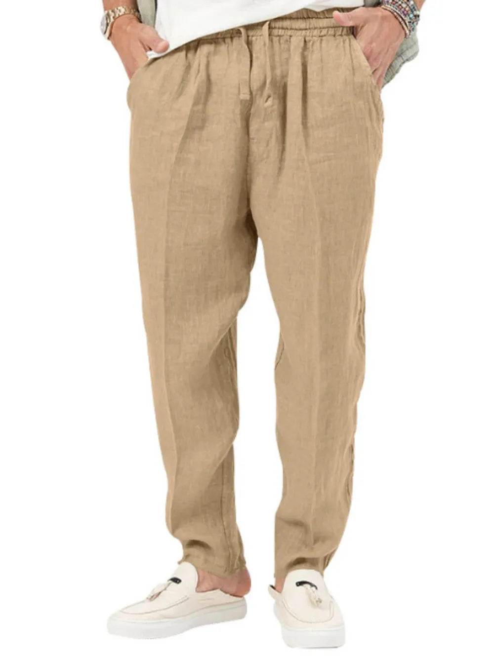 Men's Plus Size Drawstring Pants with Pockets - Ultim8 Designs 4 U