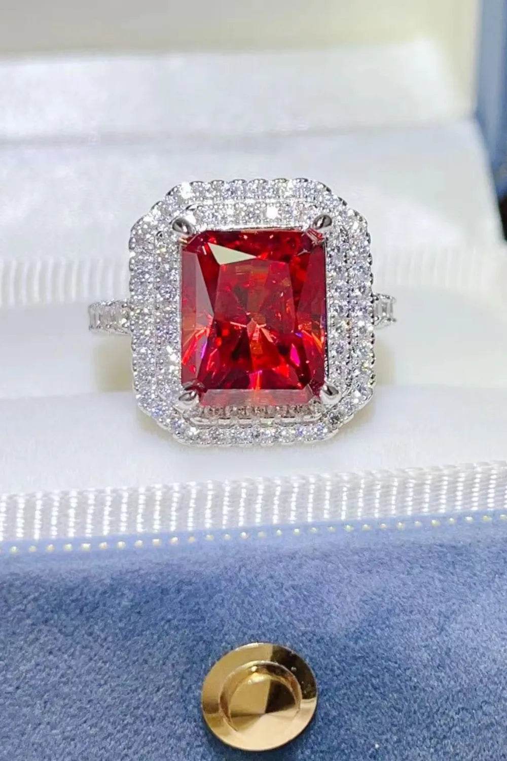 2 Carat Moissanite 925 Sterling Silver Ring - Ultim8 Designs 4 U