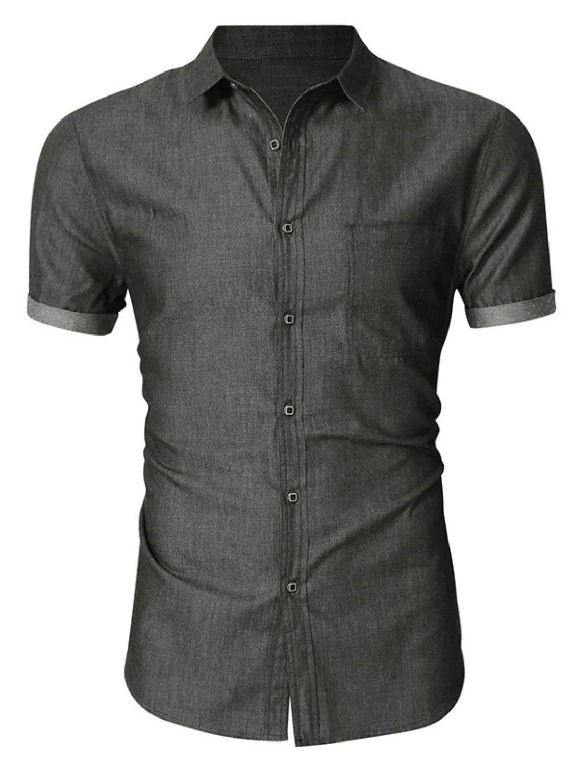 Men's Button Up Short Sleeve Shirt - Ultim8 Designs 4 U
