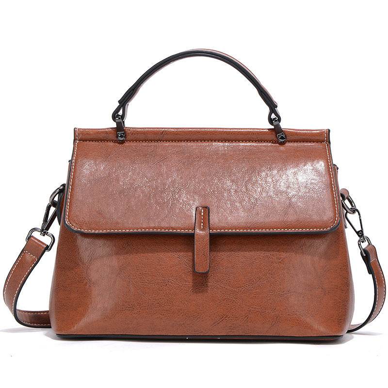 Fashion Large-capacity Leather Commuter Handbag - Ultim8 Designs 4 U