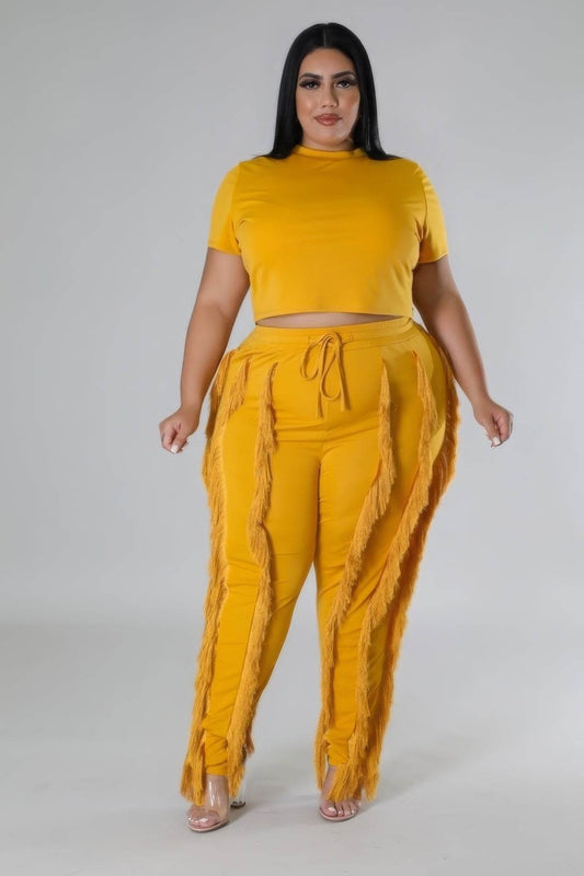 Crop Top Two-piece Set - Ultim8 Designs 4 U