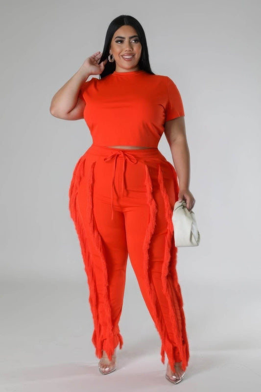 Crop Top Two-piece Set - Ultim8 Designs 4 U