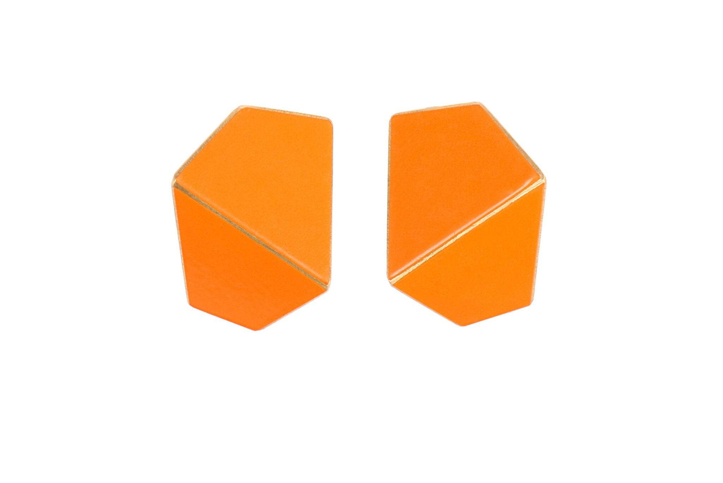 Folded Wide Earrings - Ultim8 Designs 4 U