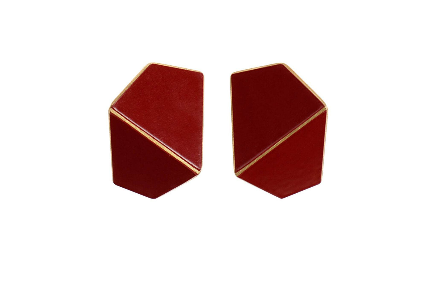 Folded Wide Earrings - Ultim8 Designs 4 U