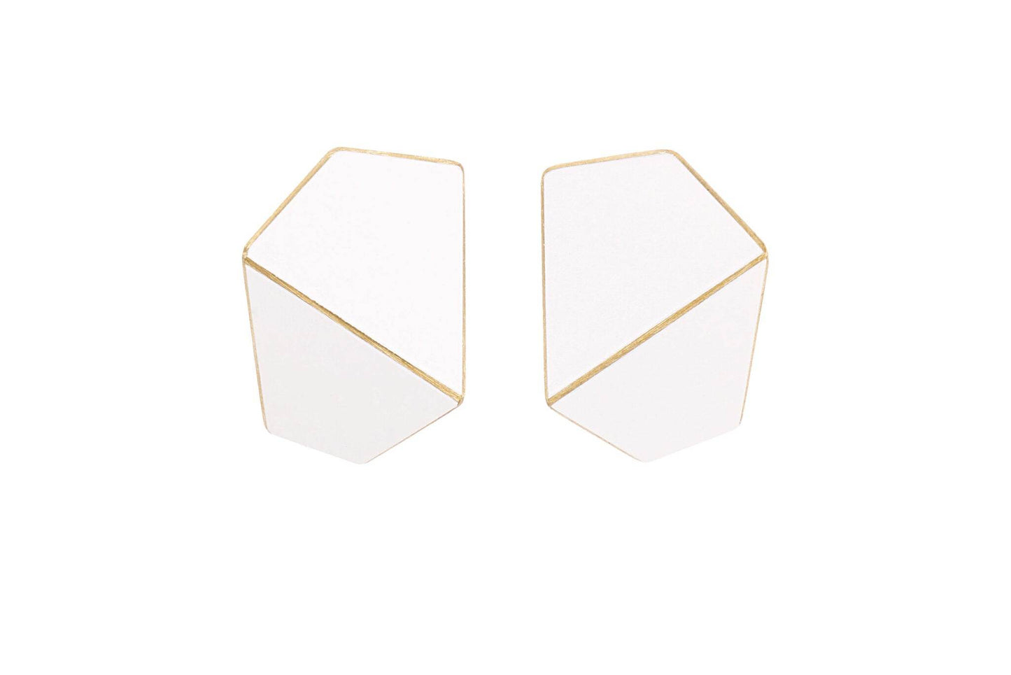 Folded Wide Earrings - Ultim8 Designs 4 U