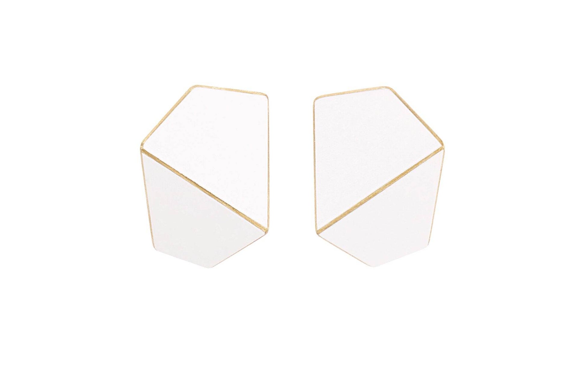 Folded Wide Earrings - Ultim8 Designs 4 U