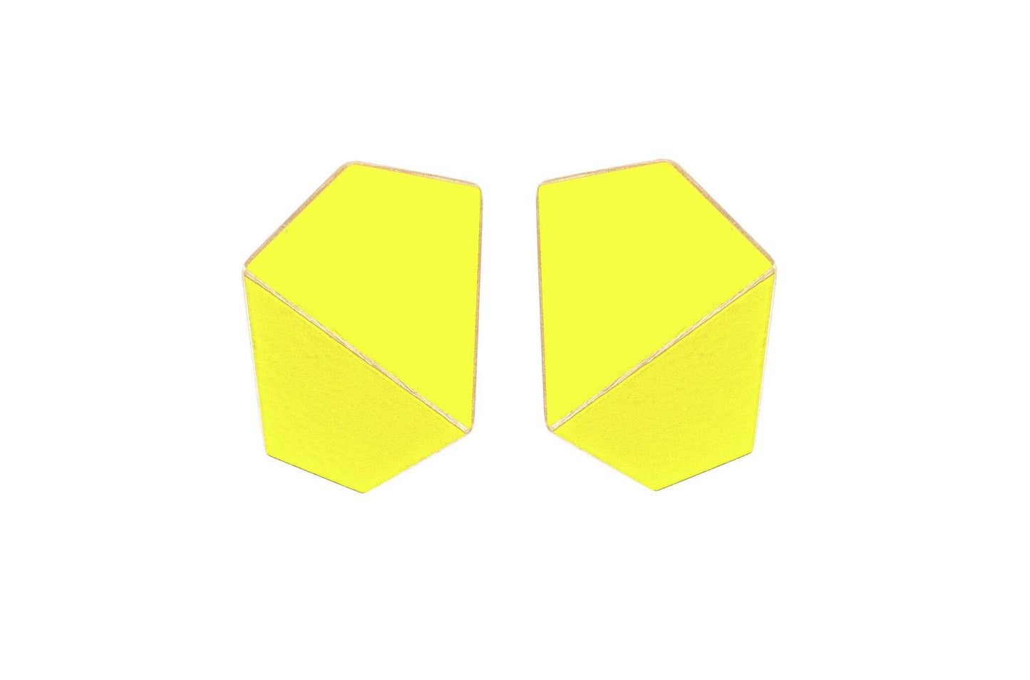 Folded Wide Earrings - Ultim8 Designs 4 U