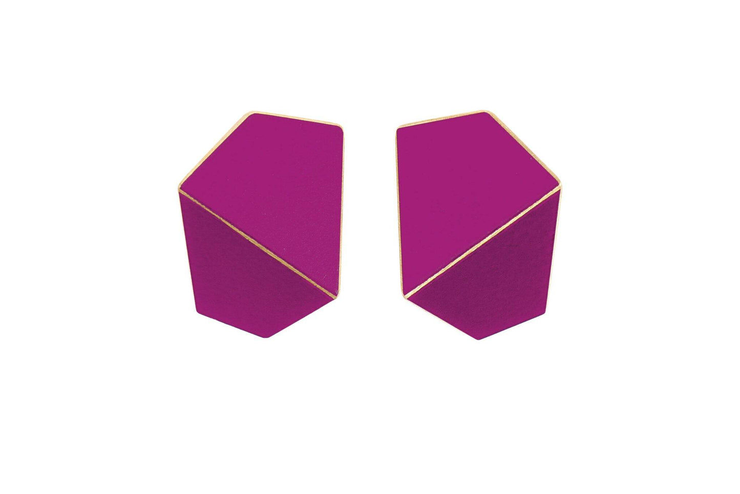 Folded Wide Earrings - Ultim8 Designs 4 U