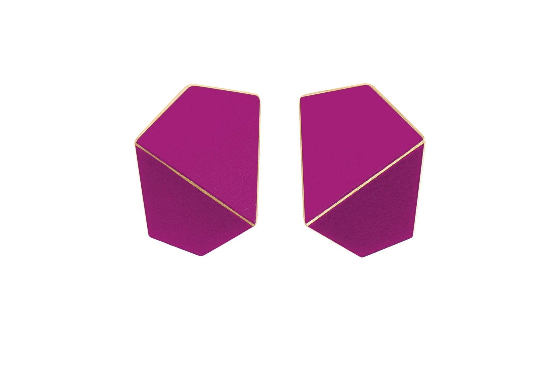 Folded Wide Earrings - Ultim8 Designs 4 U