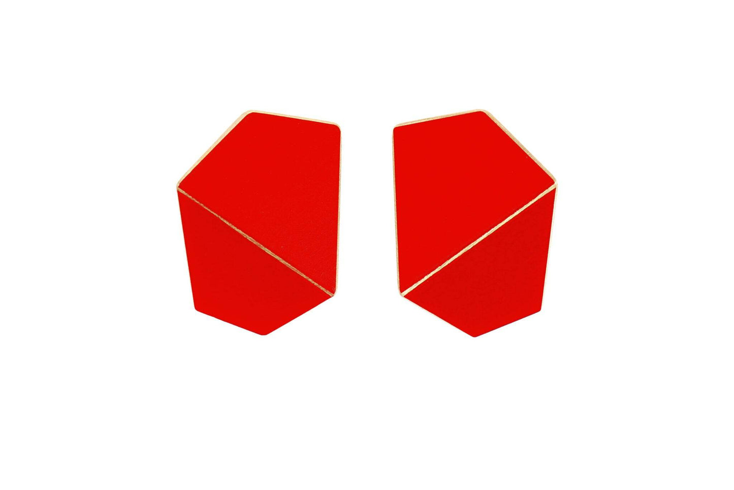 Folded Wide Earrings - Ultim8 Designs 4 U