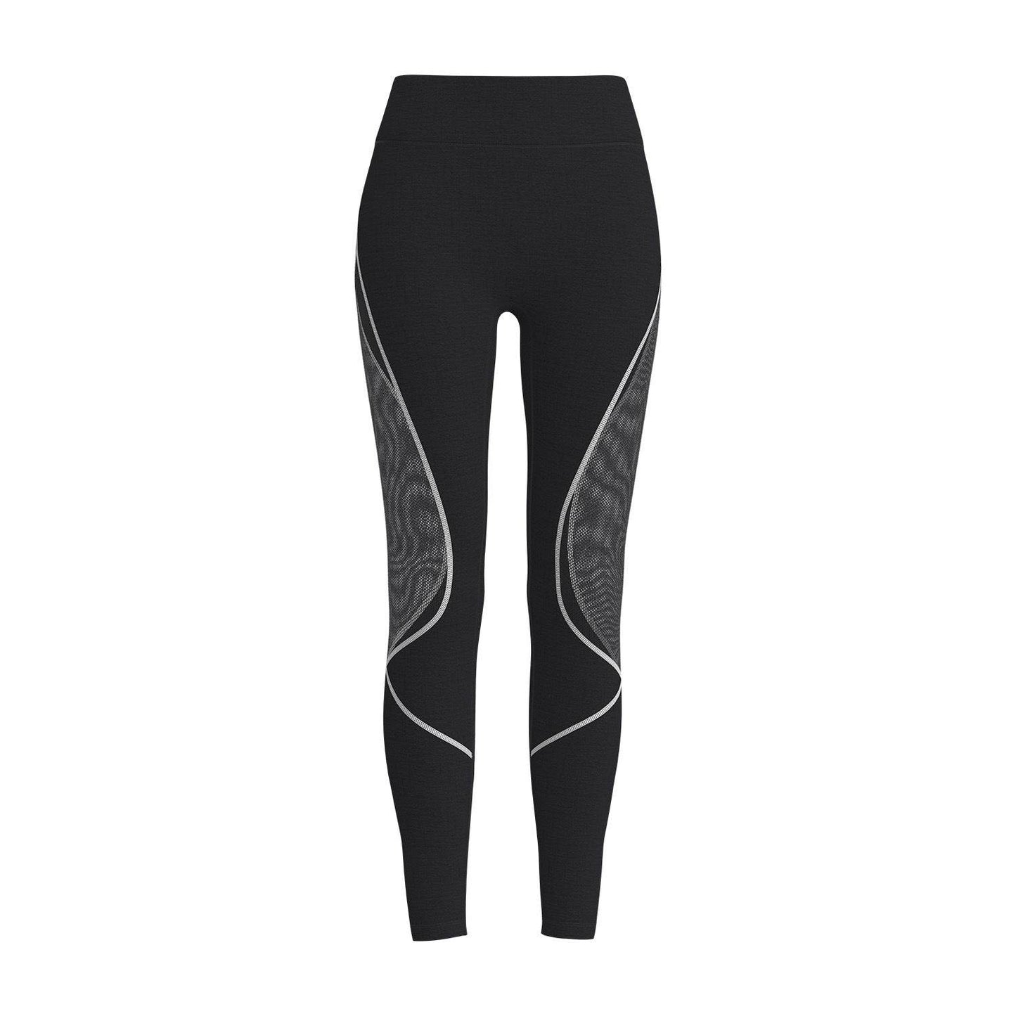 Women's Color Matching Mesh European And American High Waist Yoga Pants - Ultim8 Designs 4 U