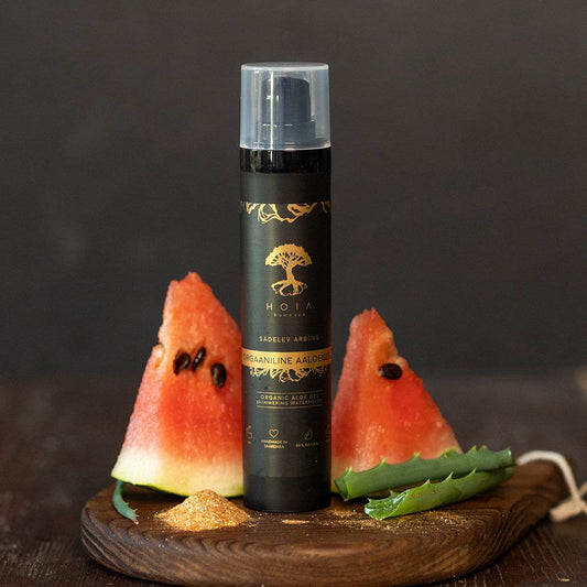 Organic Aloe Gel Shimmering Watermelon - Ultim8 Designs 4 U