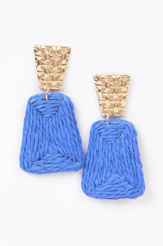 Faux Straw Dangling Earring - Ultim8 Designs 4 U
