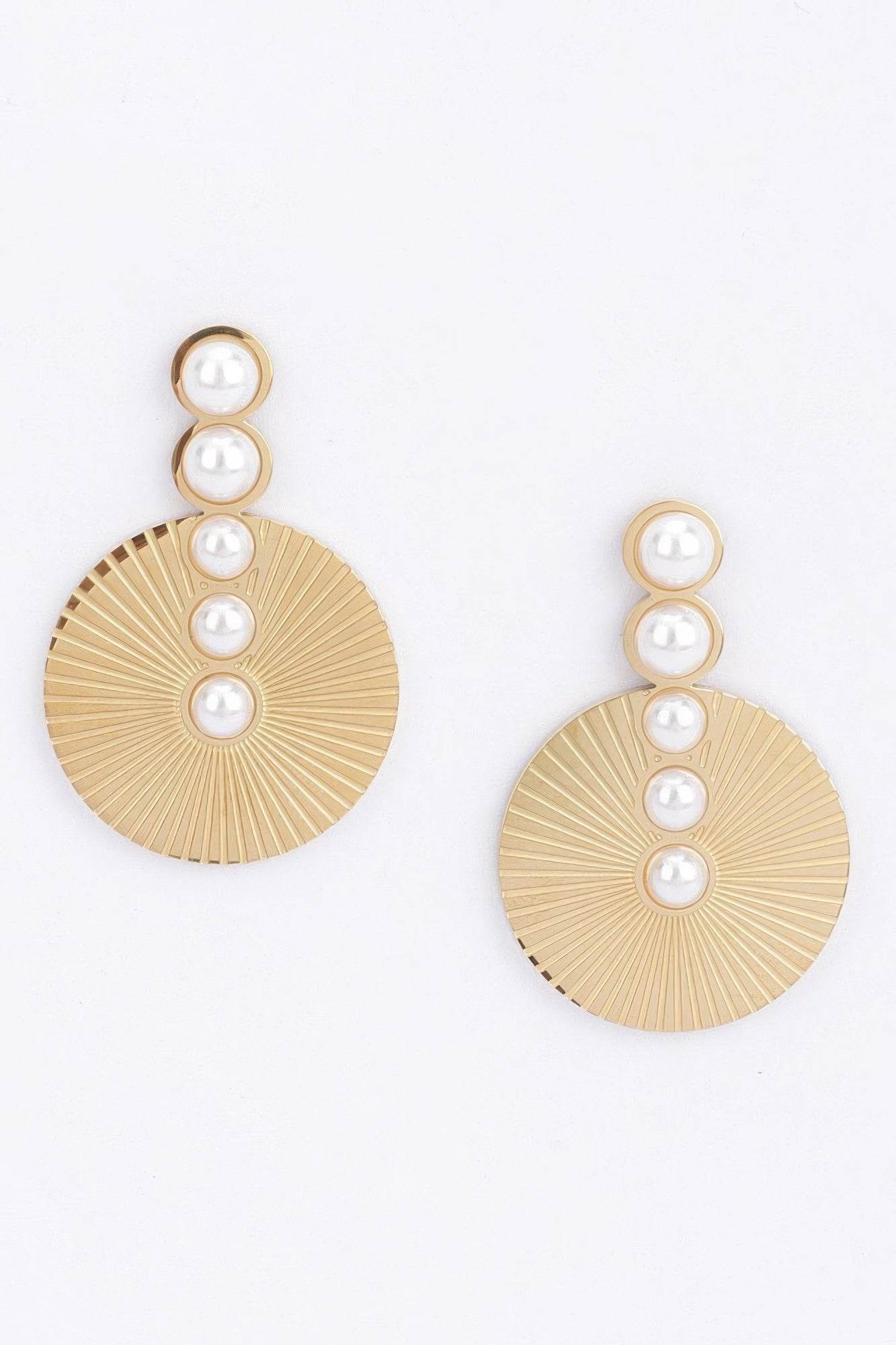 Faux Pearl Vintage Earring - Ultim8 Designs 4 U