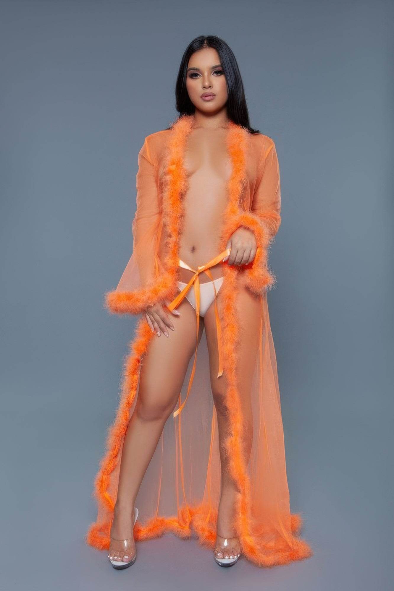 Marabou Robe - Ultim8 Designs 4 U