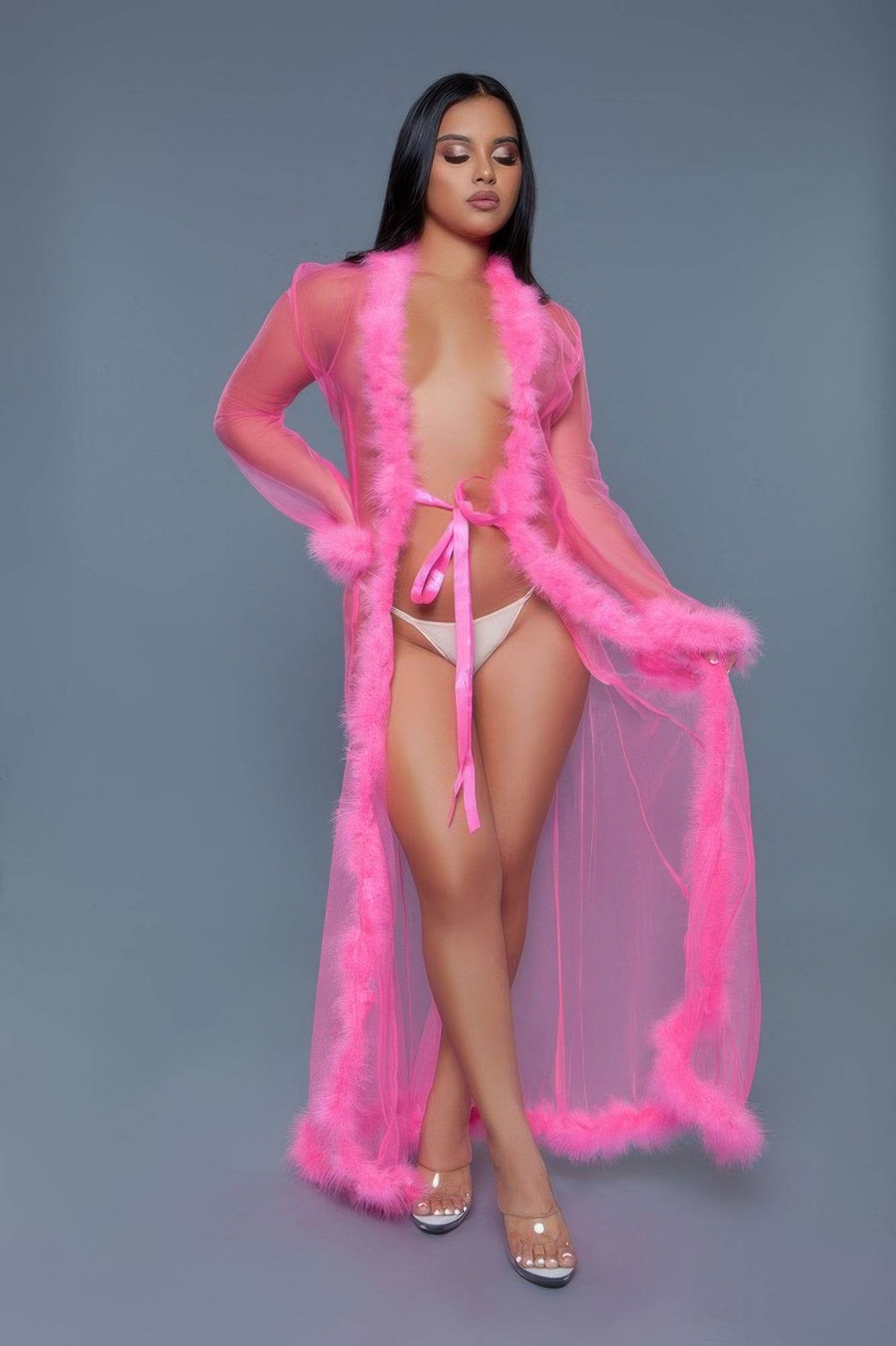 Marabou Robe - Ultim8 Designs 4 U