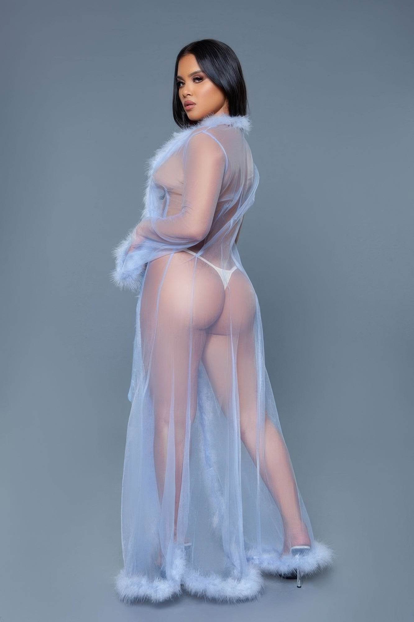 Marabou Robe - Ultim8 Designs 4 U