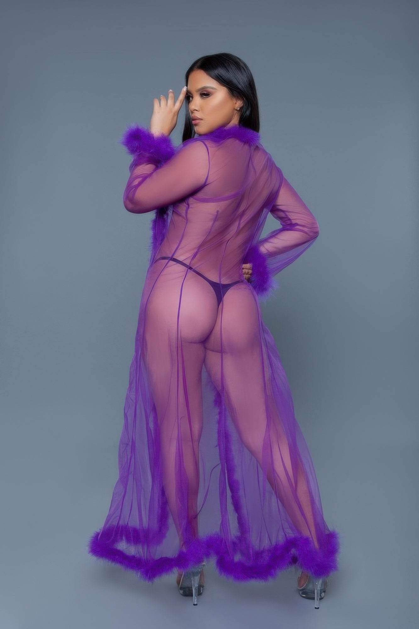 Marabou Robe - Ultim8 Designs 4 U