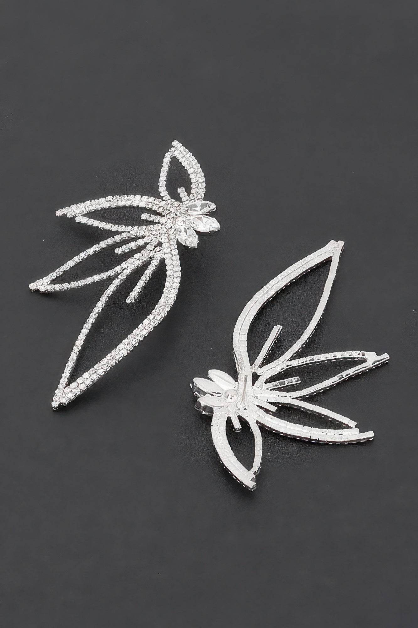Rhinestone Flower Earring - Ultim8 Designs 4 U