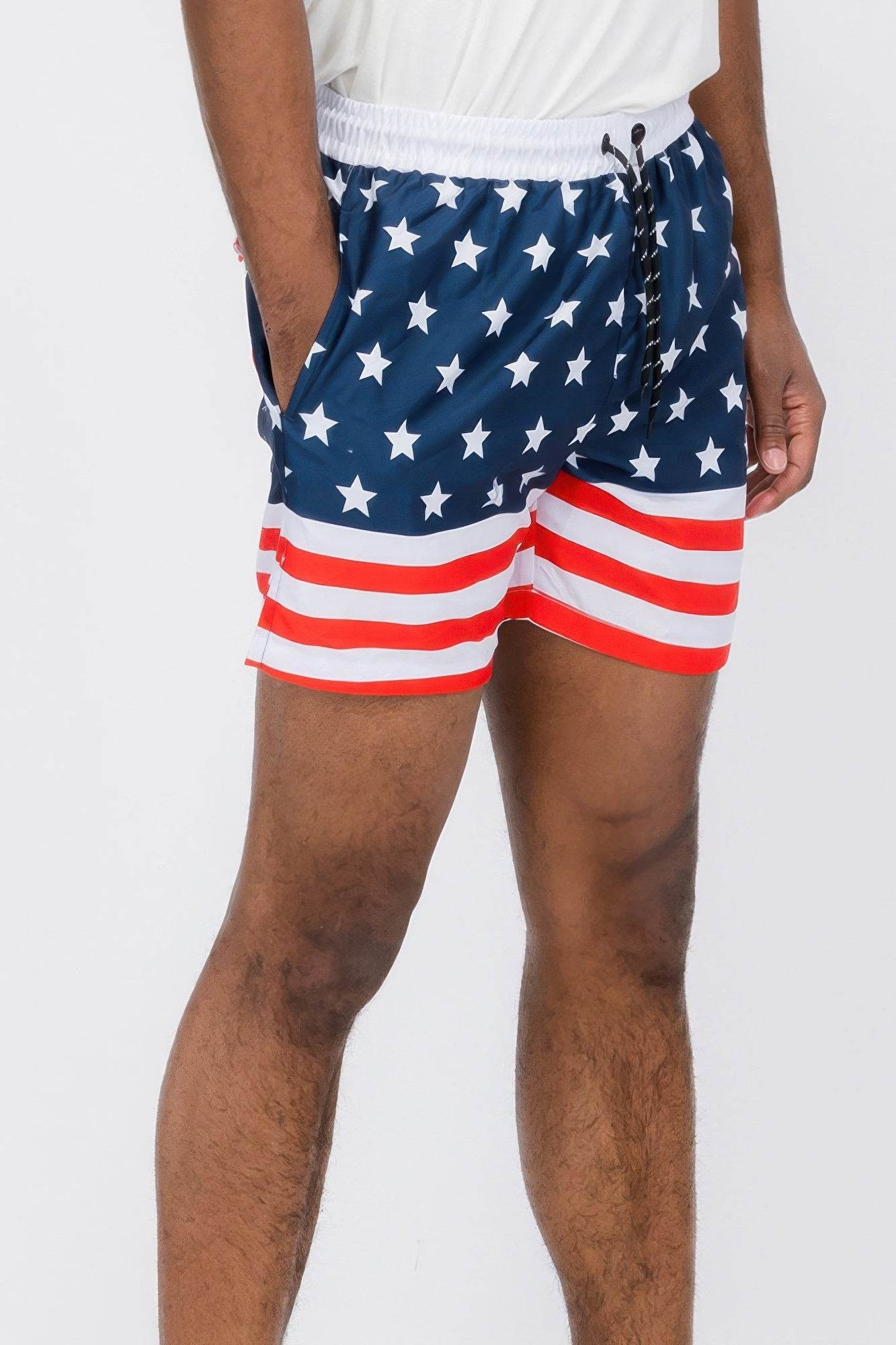 Team Usa Flag Swim Shorts - Ultim8 Designs 4 U