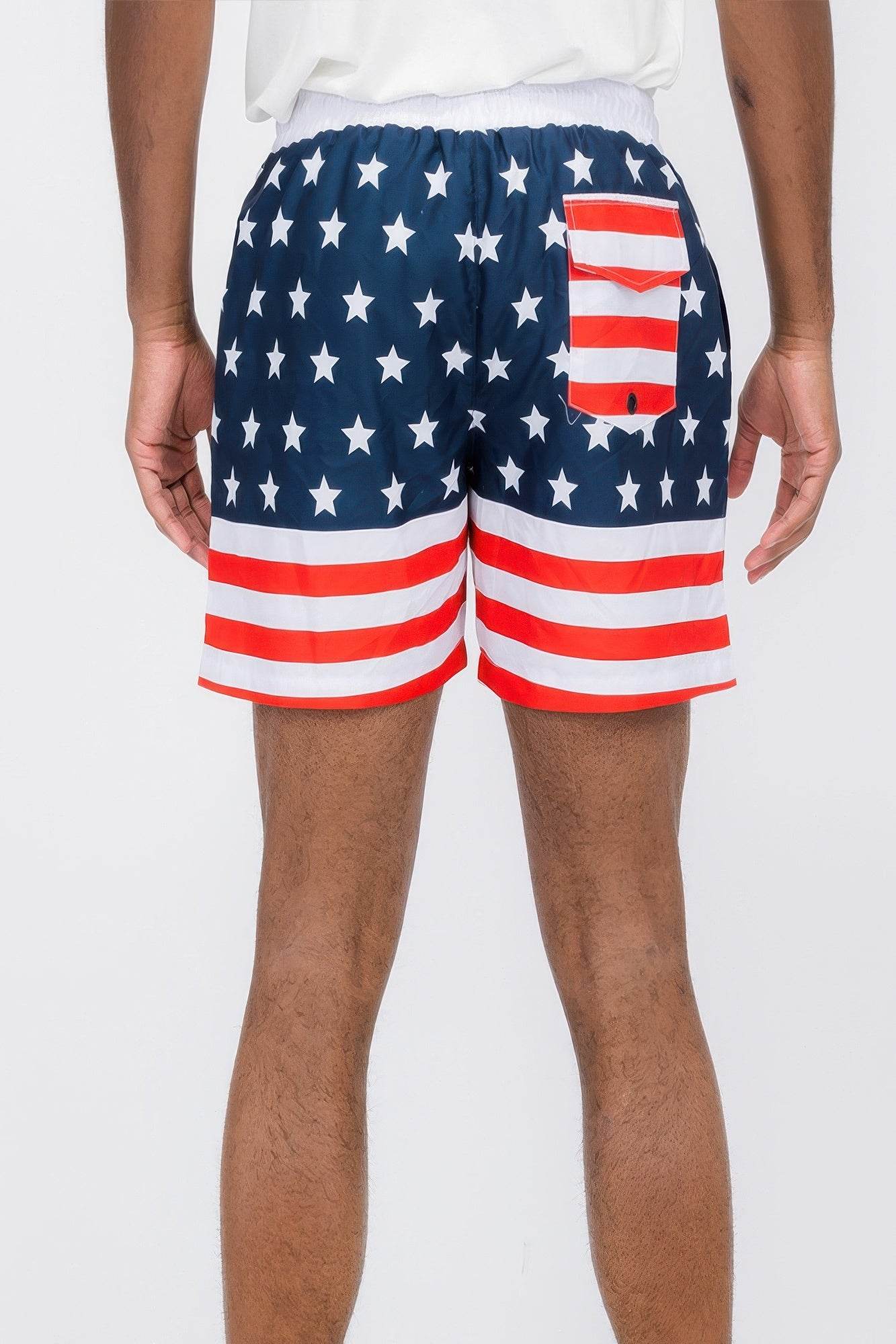 Team Usa Flag Swim Shorts - Ultim8 Designs 4 U