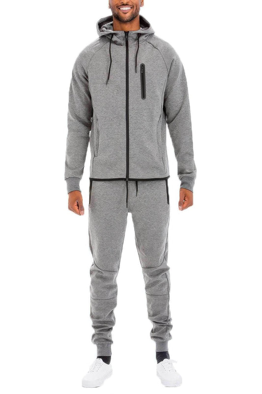 Men's Full Zip Sweat Pant Sweat Set - Ultim8 Designs 4 U