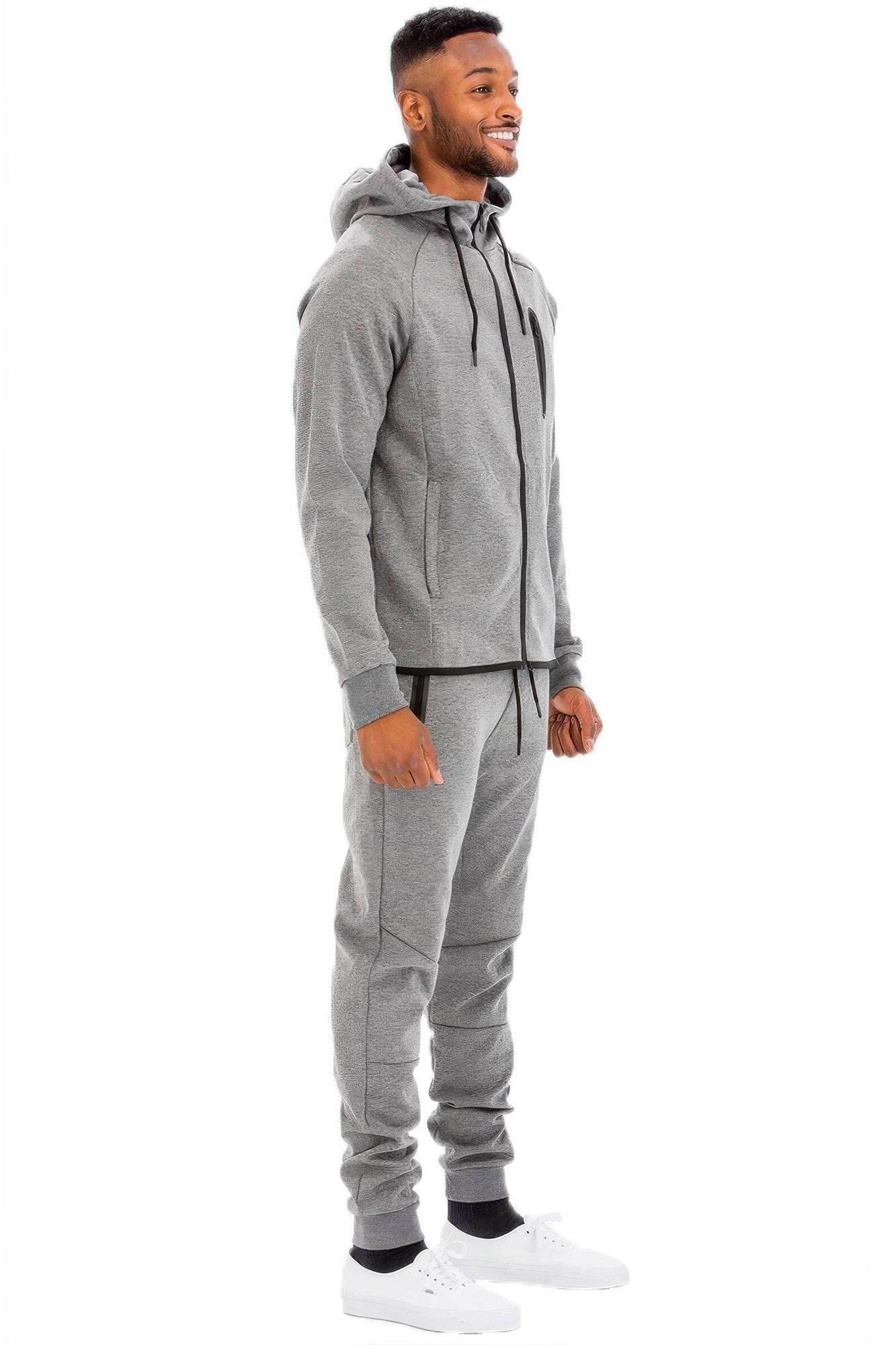 Men's Full Zip Sweat Pant Sweat Set - Ultim8 Designs 4 U