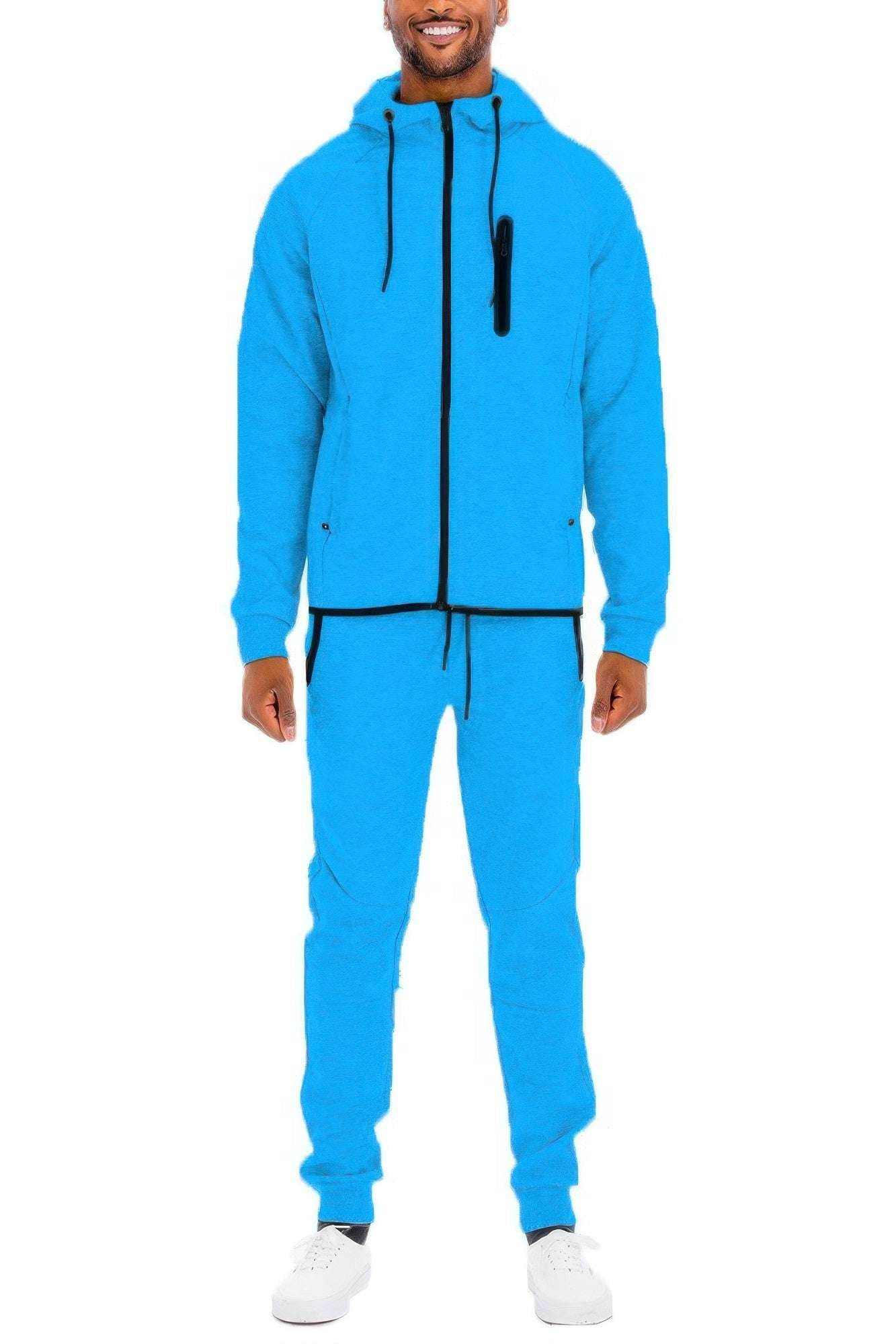 Men's Full Zip Sweat Pant Sweat Set - Ultim8 Designs 4 U