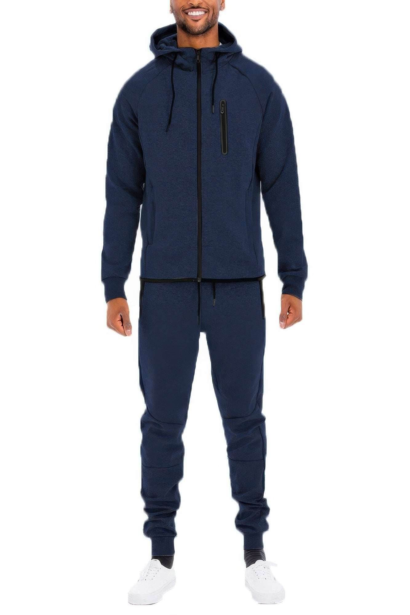 Men's Full Zip Sweat Pant Sweat Set - Ultim8 Designs 4 U