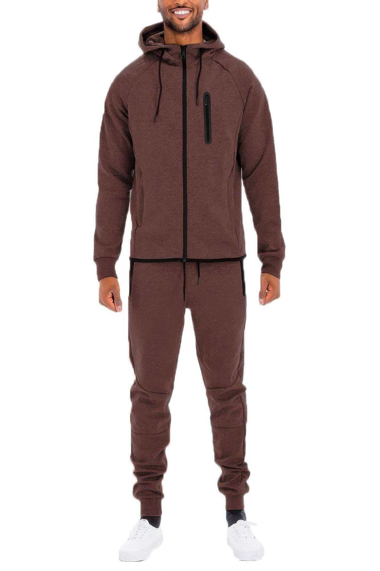 Men's Full Zip Sweat Pant Sweat Set - Ultim8 Designs 4 U