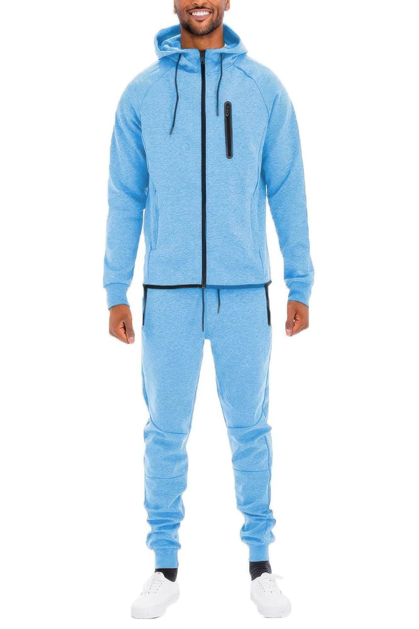 Men's Full Zip Sweat Pant Sweat Set - Ultim8 Designs 4 U