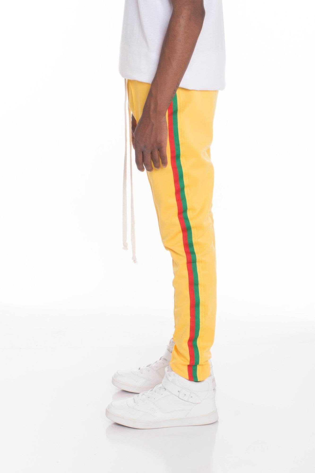 Rasta Taped Track Pants - Ultim8 Designs 4 U
