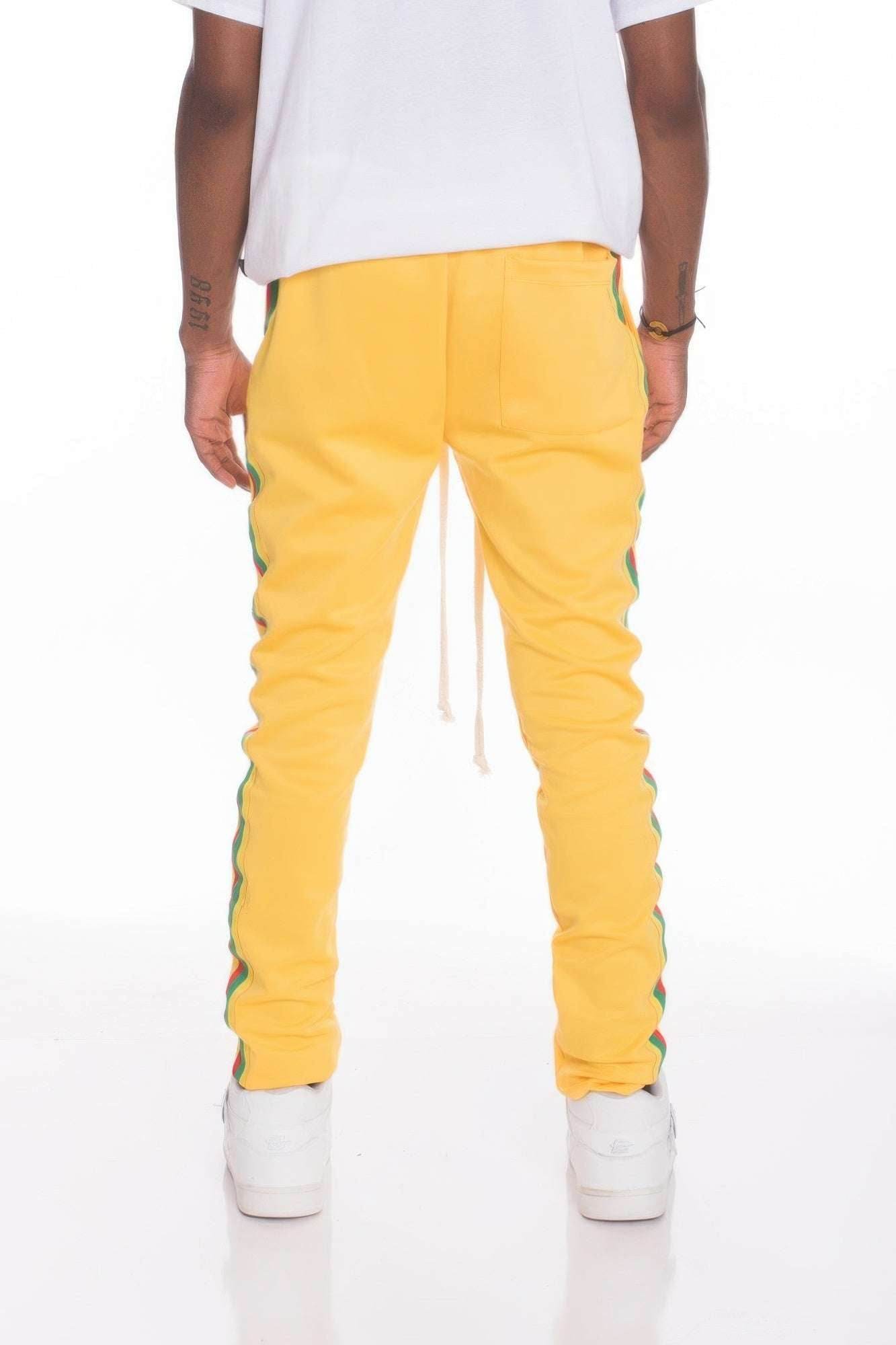 Rasta Taped Track Pants - Ultim8 Designs 4 U