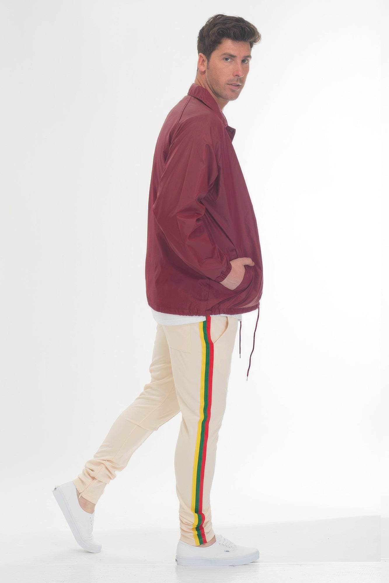 Rasta Taped Track Pants - Ultim8 Designs 4 U