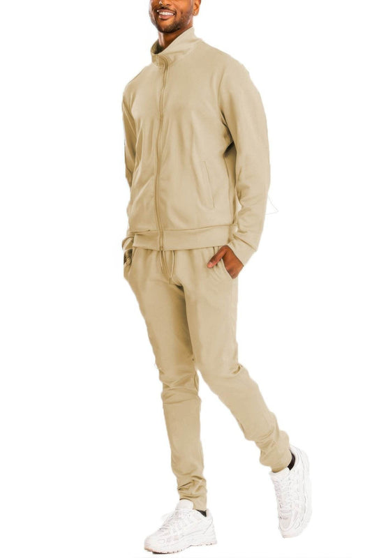 Performance Meets Style – Full Zip Up Solid Track Jacket Set - Ultim8 Designs 4 U