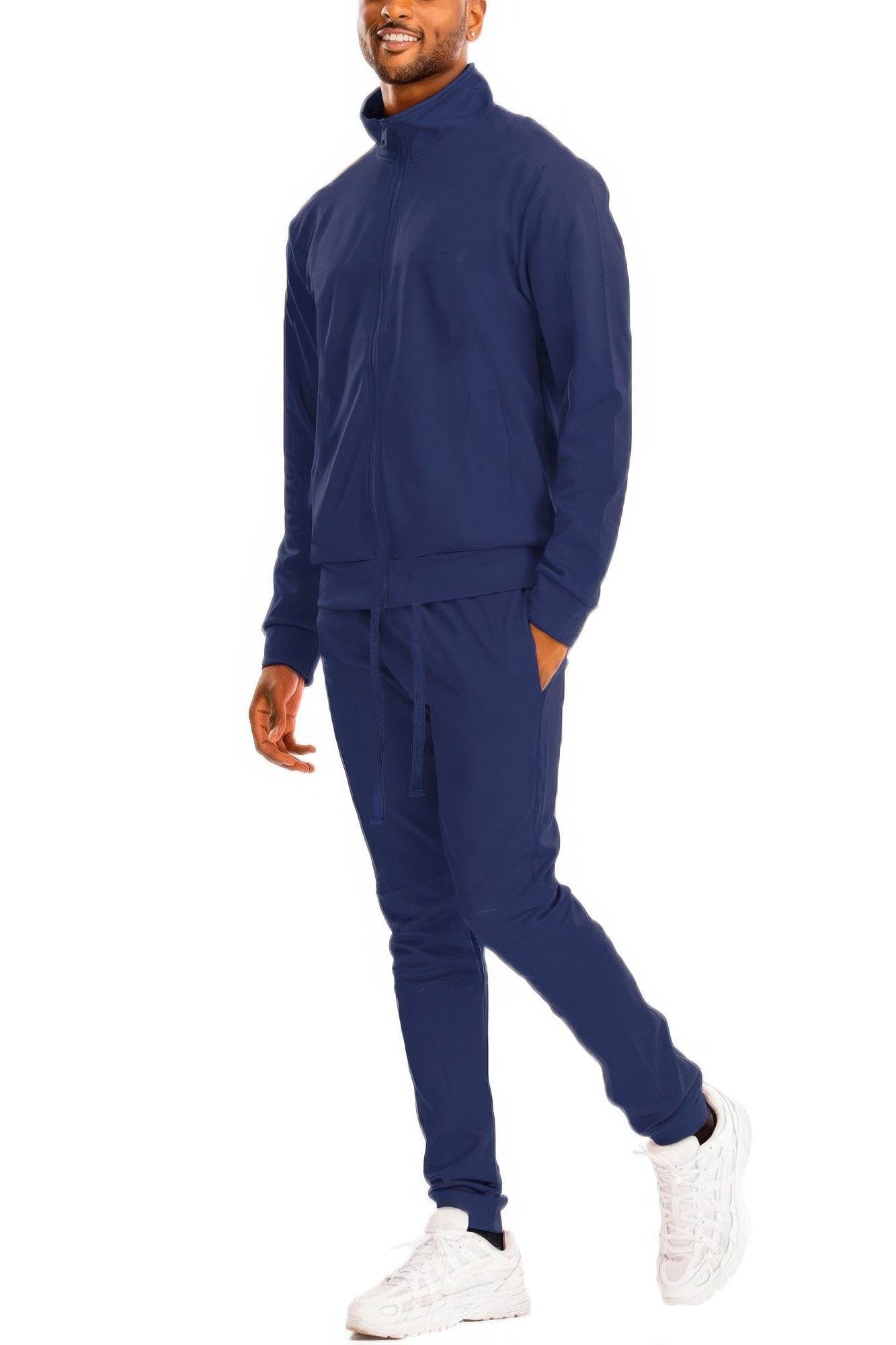 Performance Meets Style – Full Zip Up Solid Track Jacket Set - Ultim8 Designs 4 U