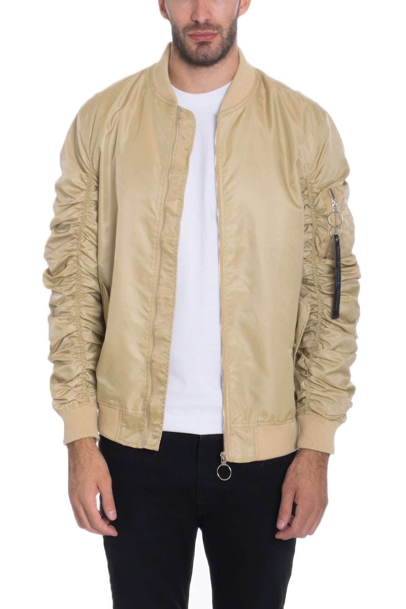 Men's Casual Ma-1 Flight Lined Bomber Jacket - Ultim8 Designs 4 U