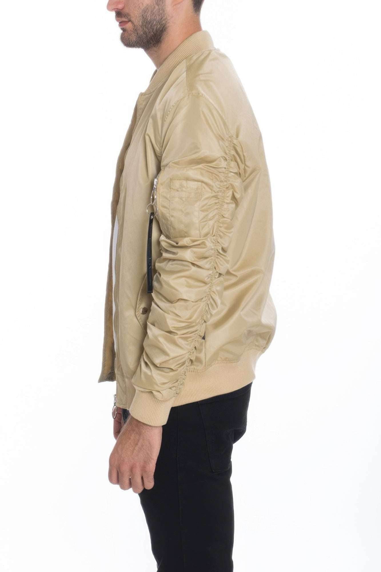Men's Casual Ma-1 Flight Lined Bomber Jacket - Ultim8 Designs 4 U