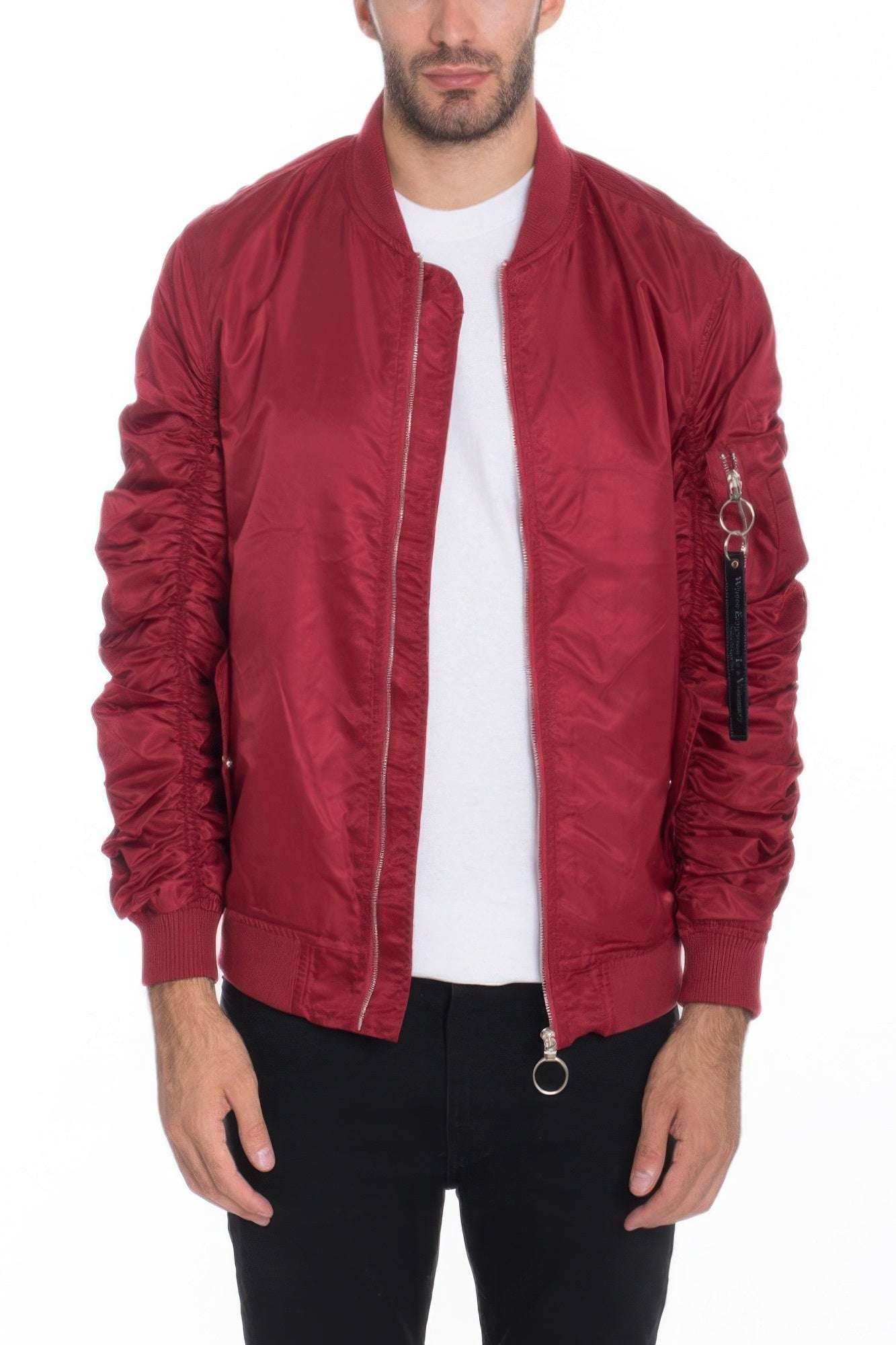 Men's Casual Ma-1 Flight Lined Bomber Jacket - Ultim8 Designs 4 U