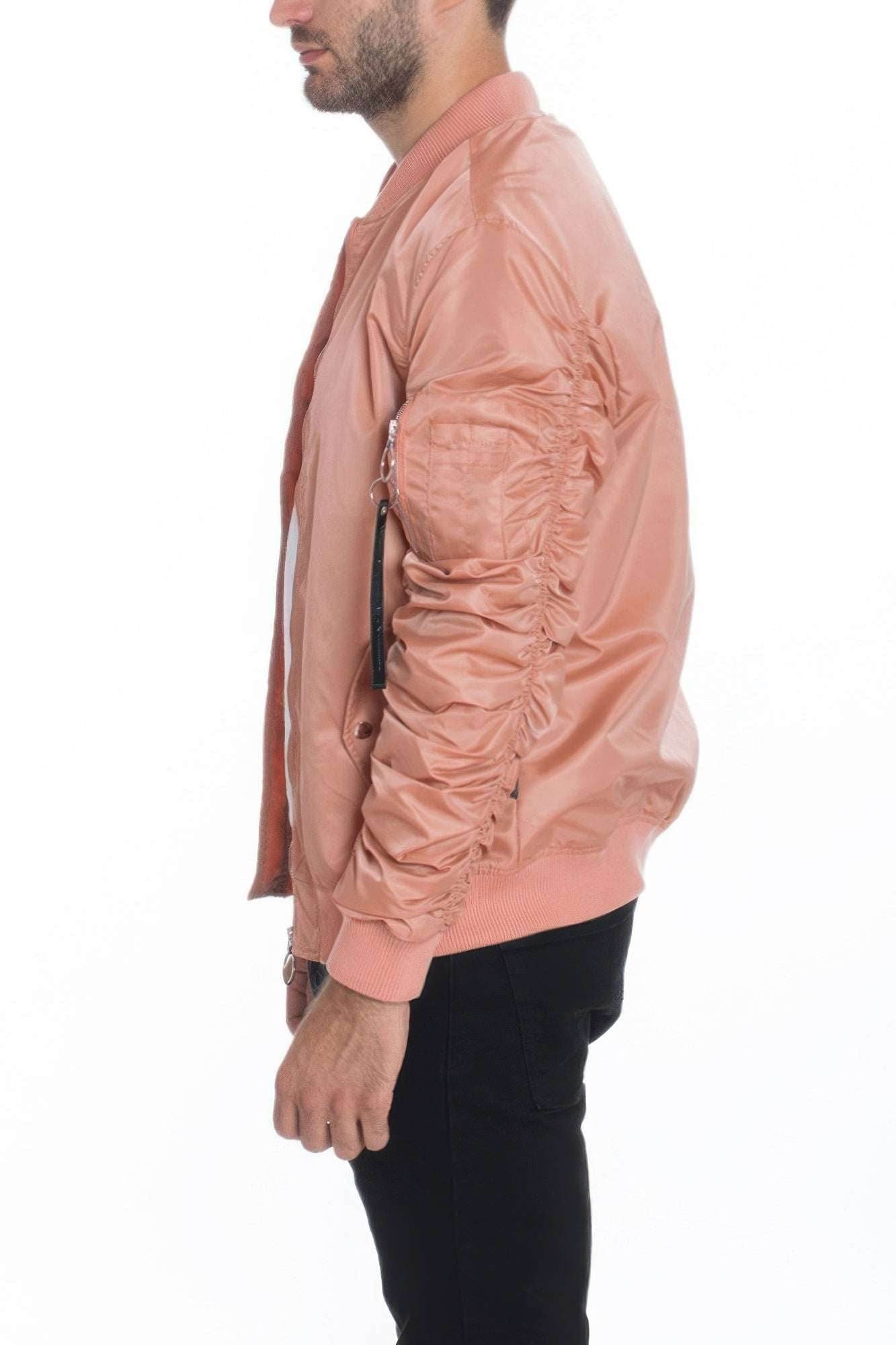 Men's Casual Ma-1 Flight Lined Bomber Jacket - Ultim8 Designs 4 U