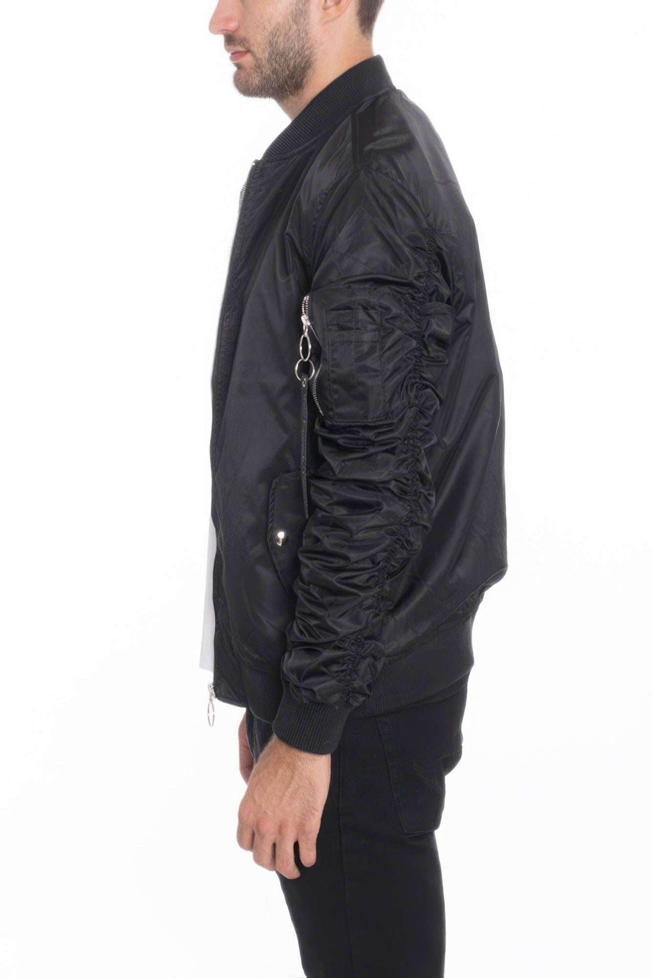 Men's Casual Ma-1 Flight Lined Bomber Jacket - Ultim8 Designs 4 U