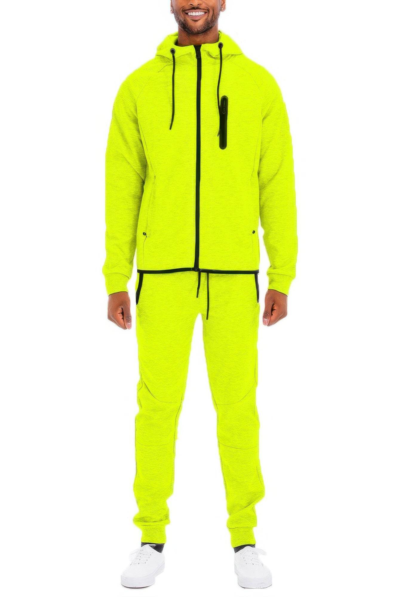 Comfort Meets Everyday Style – Men’s Full Zip Sweat Pant Sweat Set - Ultim8 Designs 4 U