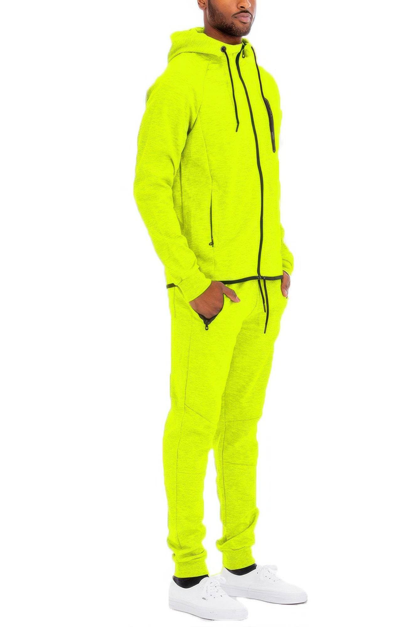 Comfort Meets Everyday Style – Men’s Full Zip Sweat Pant Sweat Set - Ultim8 Designs 4 U