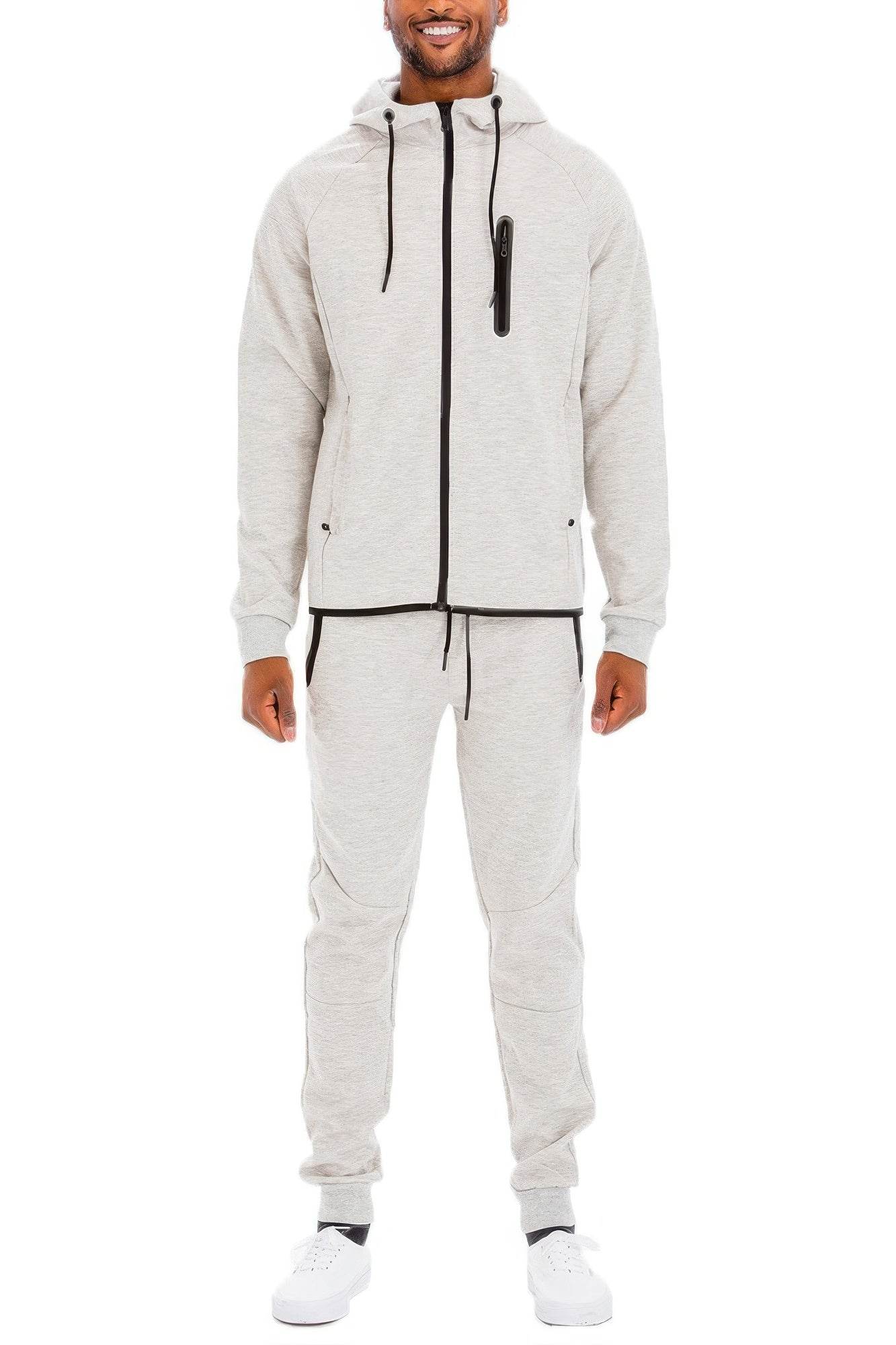 Comfort Meets Everyday Style – Men’s Full Zip Sweat Pant Sweat Set - Ultim8 Designs 4 U